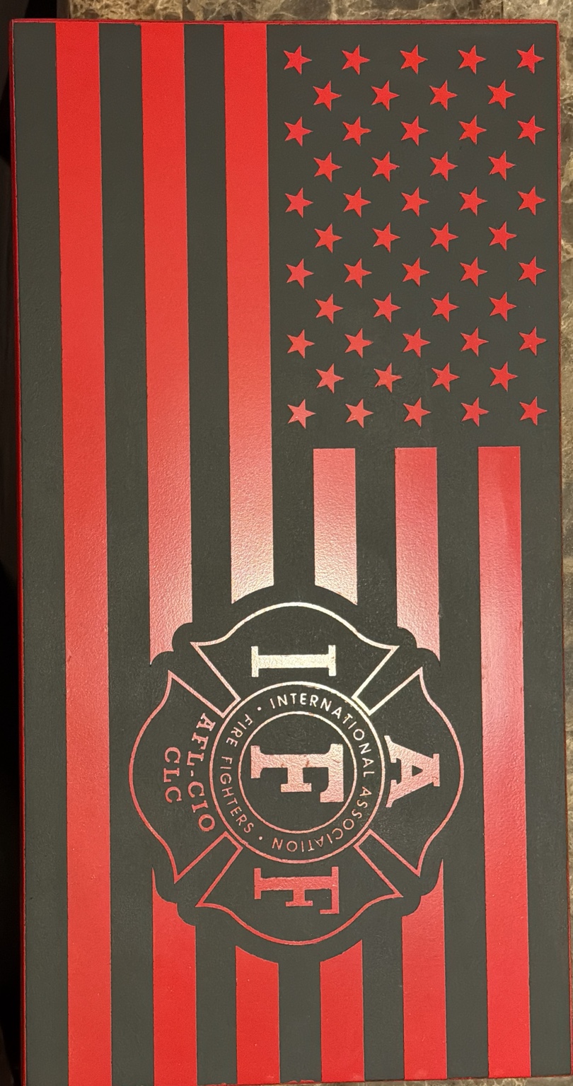 IAFF Logo American Flag